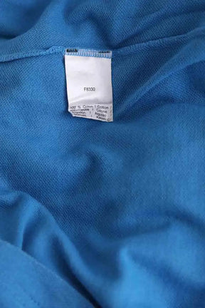 Polo Lacoste Bleu en Coton