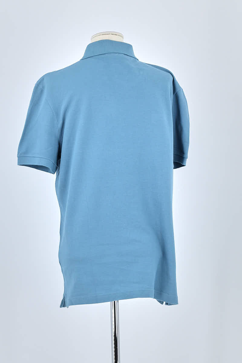 Polo Lacoste Bleu en Coton