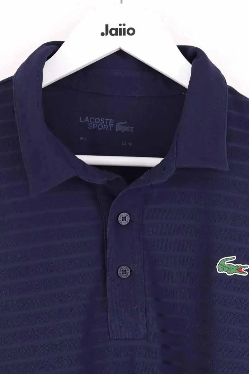 Polo Lacoste Bleu en Synthétique