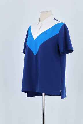 Polo Lacoste Bleu en Viscose