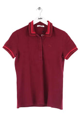 Polo Lacoste Bordeaux en Coton, taille L - Seconde Main