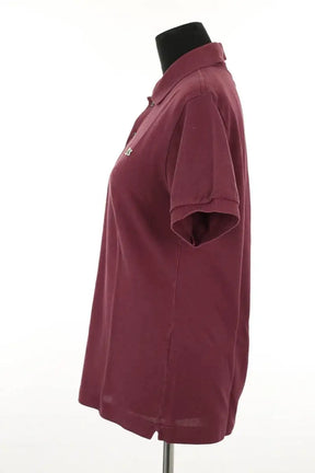 Polo Lacoste Bordeaux en Coton