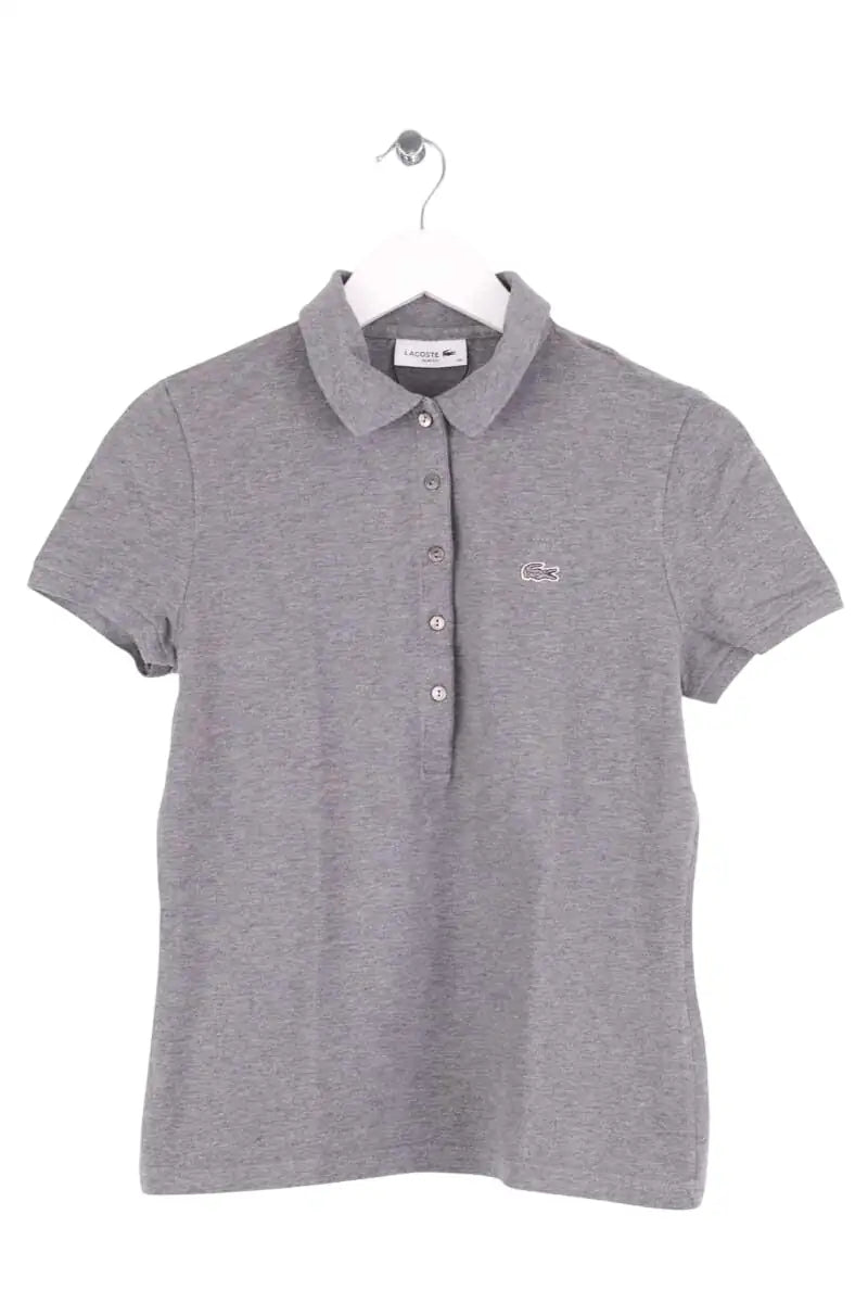 Polo Lacoste Gris en Coton, taille M - Seconde Main