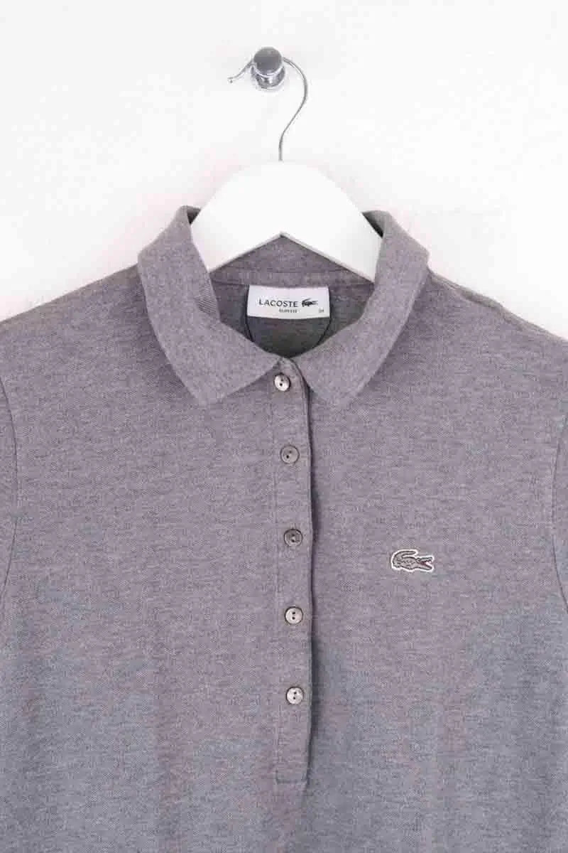 Polo Lacoste Gris en Coton
