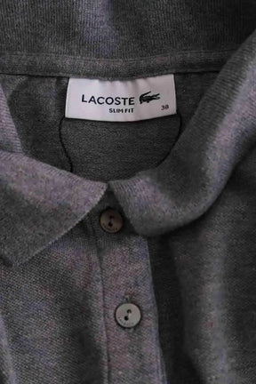 Polo Lacoste Gris en Coton