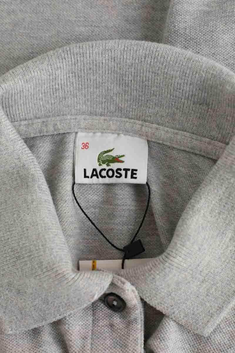 Polo Lacoste Gris en Coton