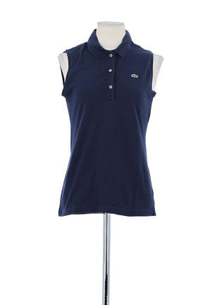 Polo Lacoste Marine en Coton, taille L - Seconde Main