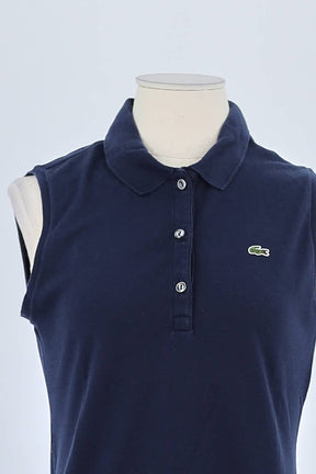 Polo Lacoste Marine en Coton