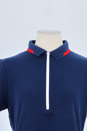 Polo Lacoste Marine en Coton