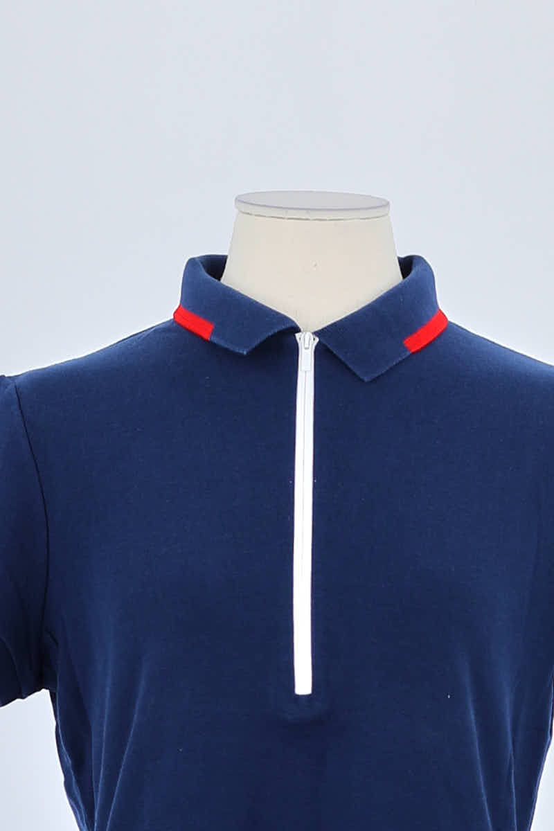 Polo Lacoste Marine en Coton