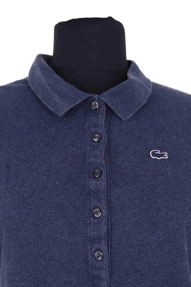 Polo Lacoste Marine en Coton