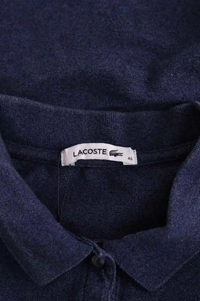 Polo Lacoste Marine en Coton