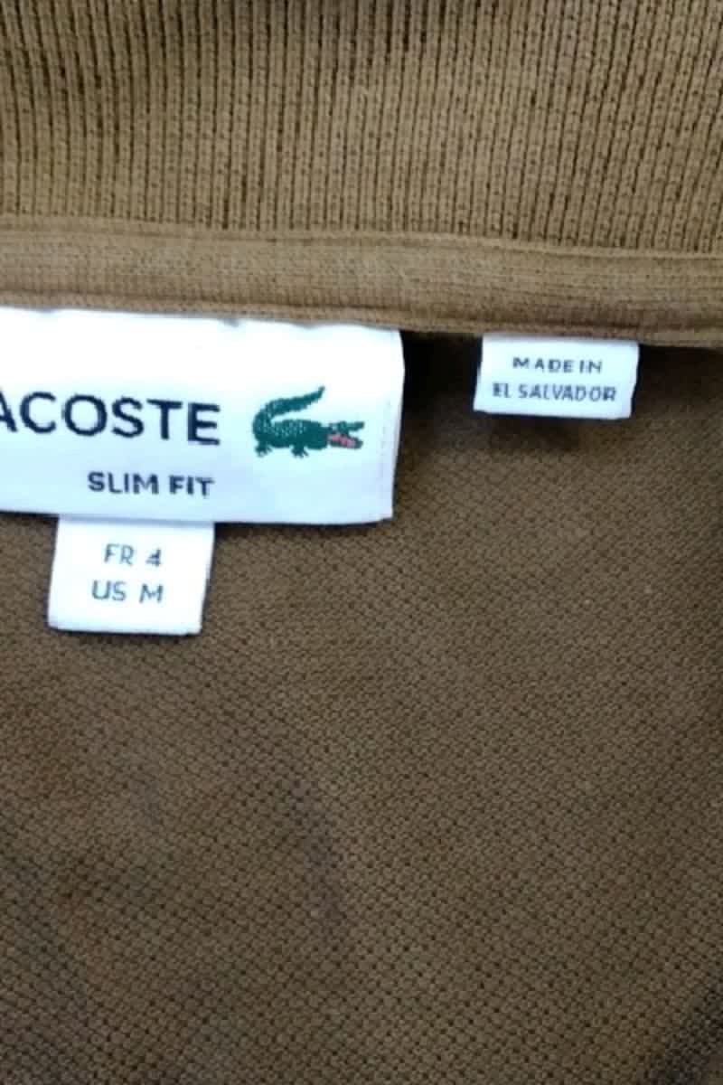 Polo Lacoste Marron en Coton