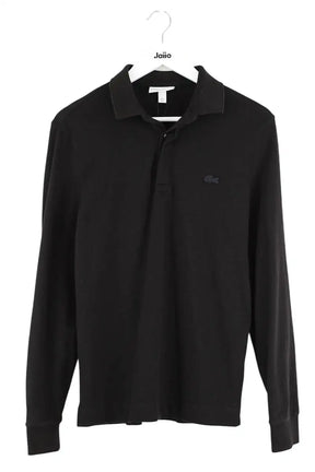 Polo Lacoste Noir en Coton, taille L - Seconde Main