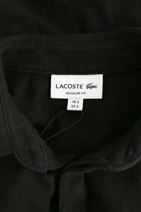 Polo Lacoste Noir en Coton