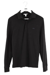 Polo Lacoste Noir en Coton, taille L - Seconde Main