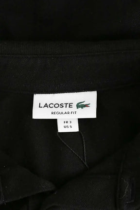 Polo Lacoste Noir en Coton