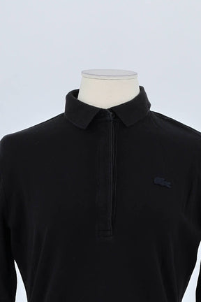 Polo Lacoste Noir en Coton