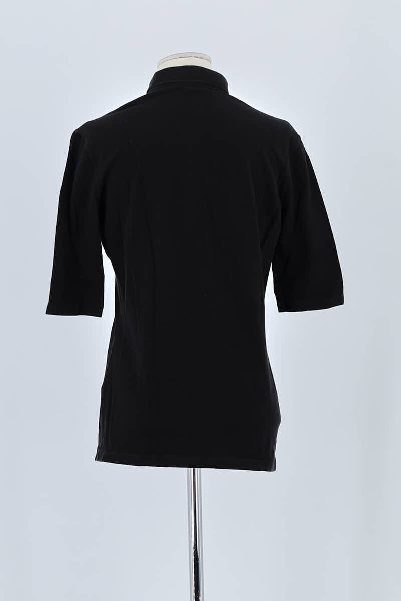 Polo Lacoste Noir en Coton