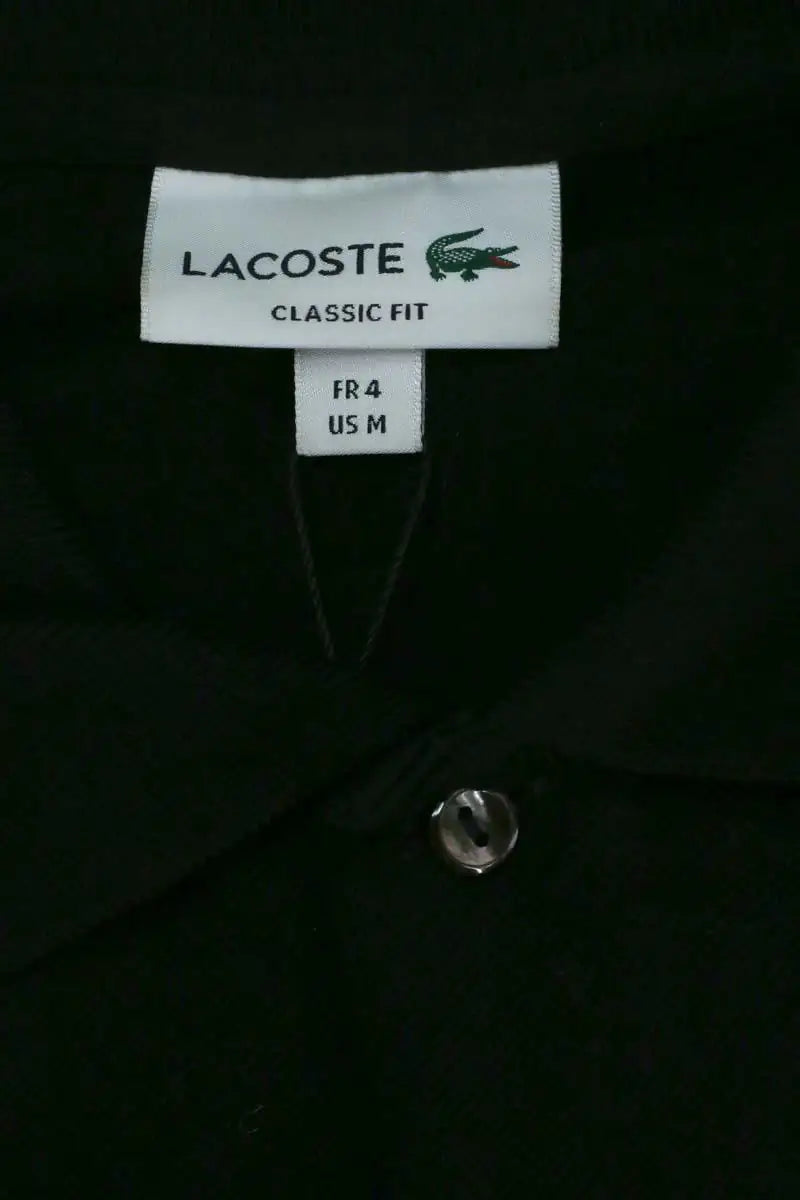 Polo Lacoste Noir en Coton