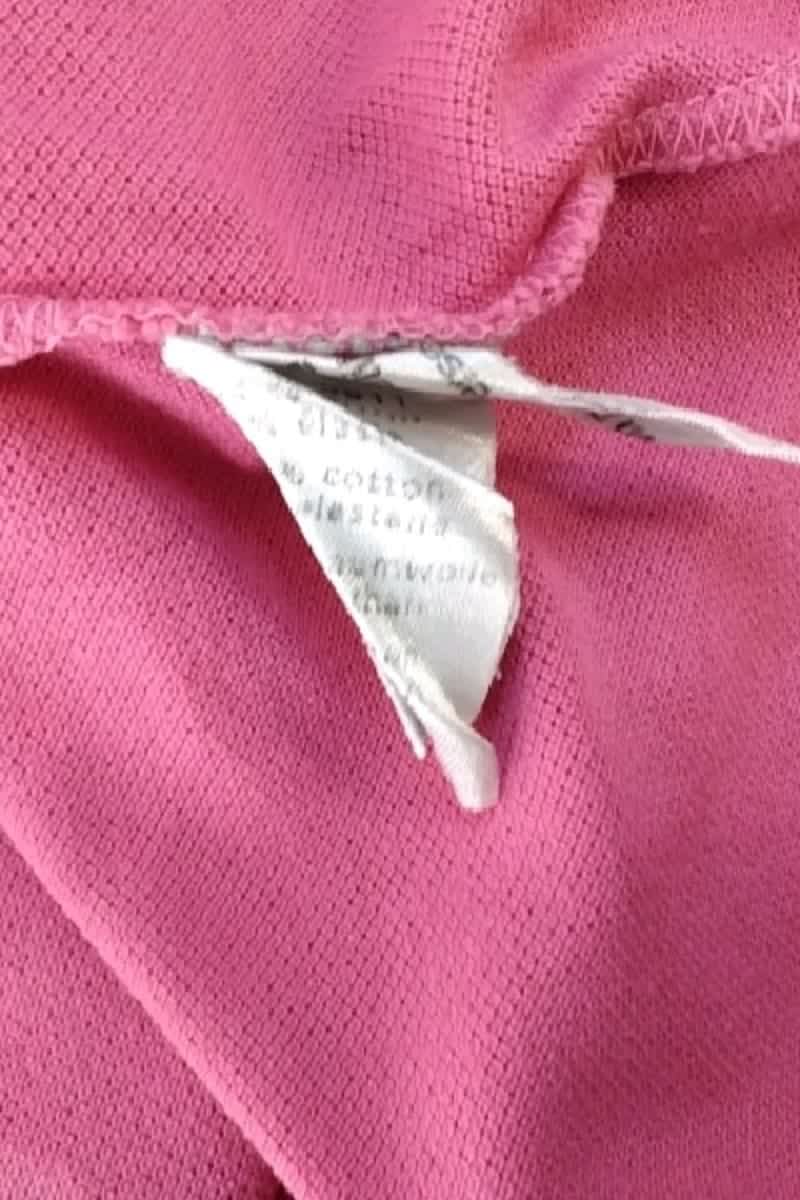 Polo Lacoste Rose en Coton