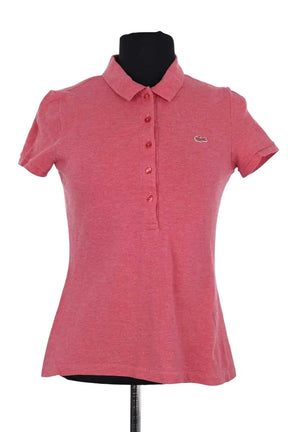 Polo Lacoste Rose en Coton, taille XS - Seconde Main