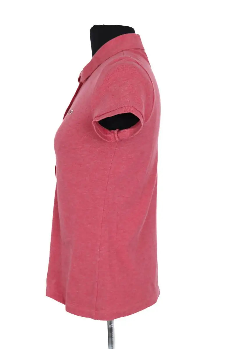 Polo Lacoste Rose en Coton