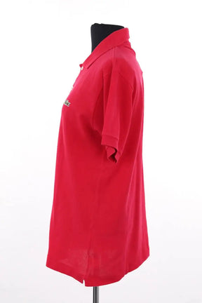 Polo Lacoste Rouge en Coton