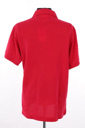 Polo Lacoste Rouge en Coton
