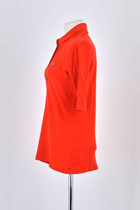 Polo Lacoste Rouge en Coton