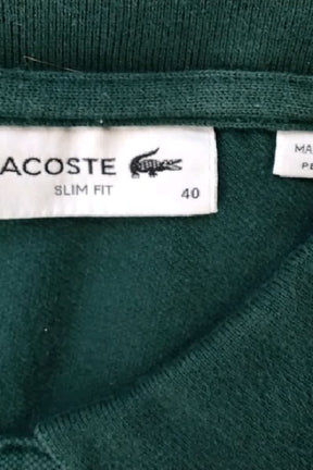 Polo Lacoste Vert en Coton