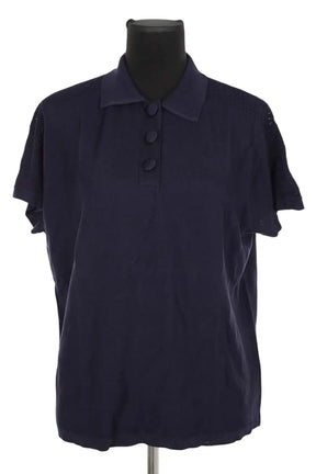 Polo Montagut Melisse Bleu en Polyamide, taille M - Seconde Main