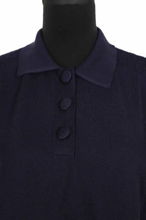 Polo Montagut Melisse Bleu en Polyamide