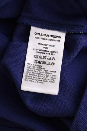 Polo Orlebar Brown Marine en Coton