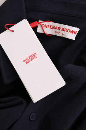 Polo Orlebar Brown Marine en Coton