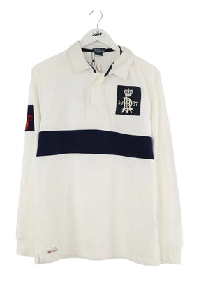 Polo Ralph Lauren Blanc en Coton, taille XL - Seconde Main