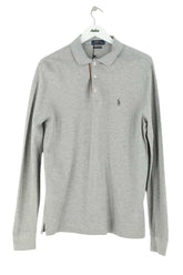 Polo Ralph Lauren Gris en Coton, taille M - Seconde Main