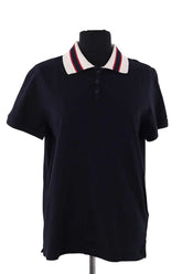 Polo Sandro Marine en Coton, taille S - Seconde Main