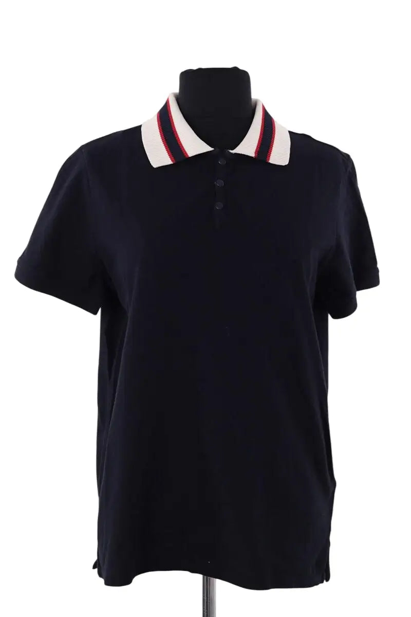 Polo Sandro Marine en Coton, taille S - Seconde Main