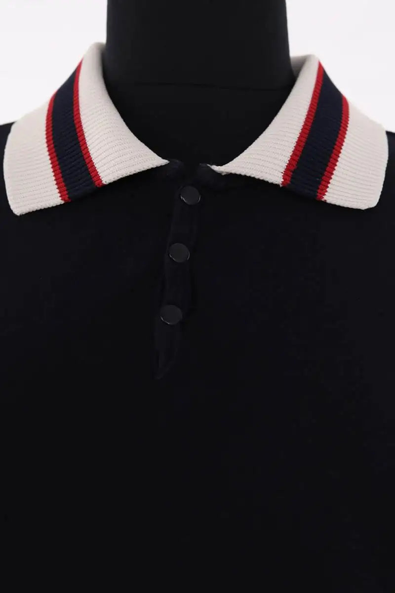 Polo Sandro Marine en Coton