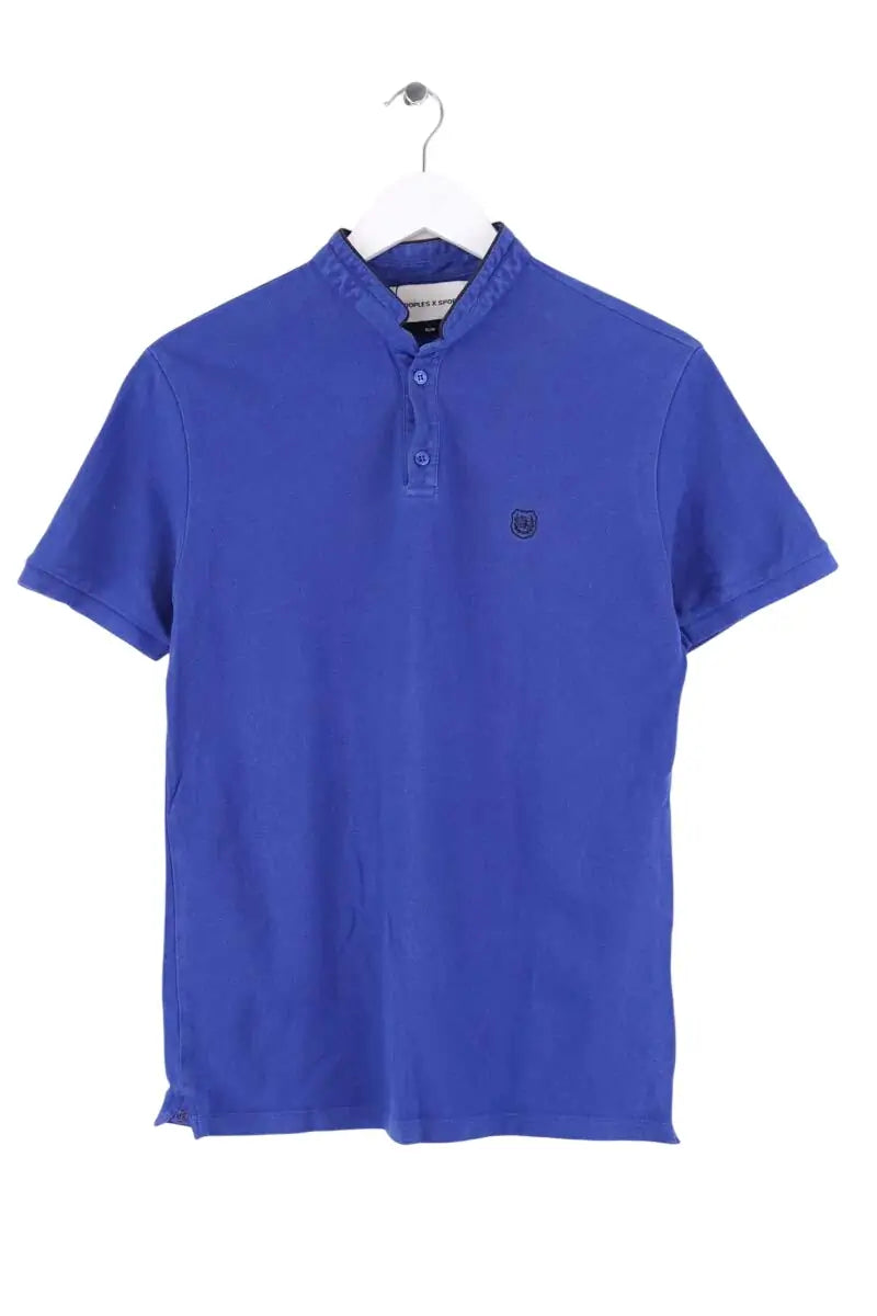 Polo The Kooples Bleu en Coton, taille M - Seconde Main