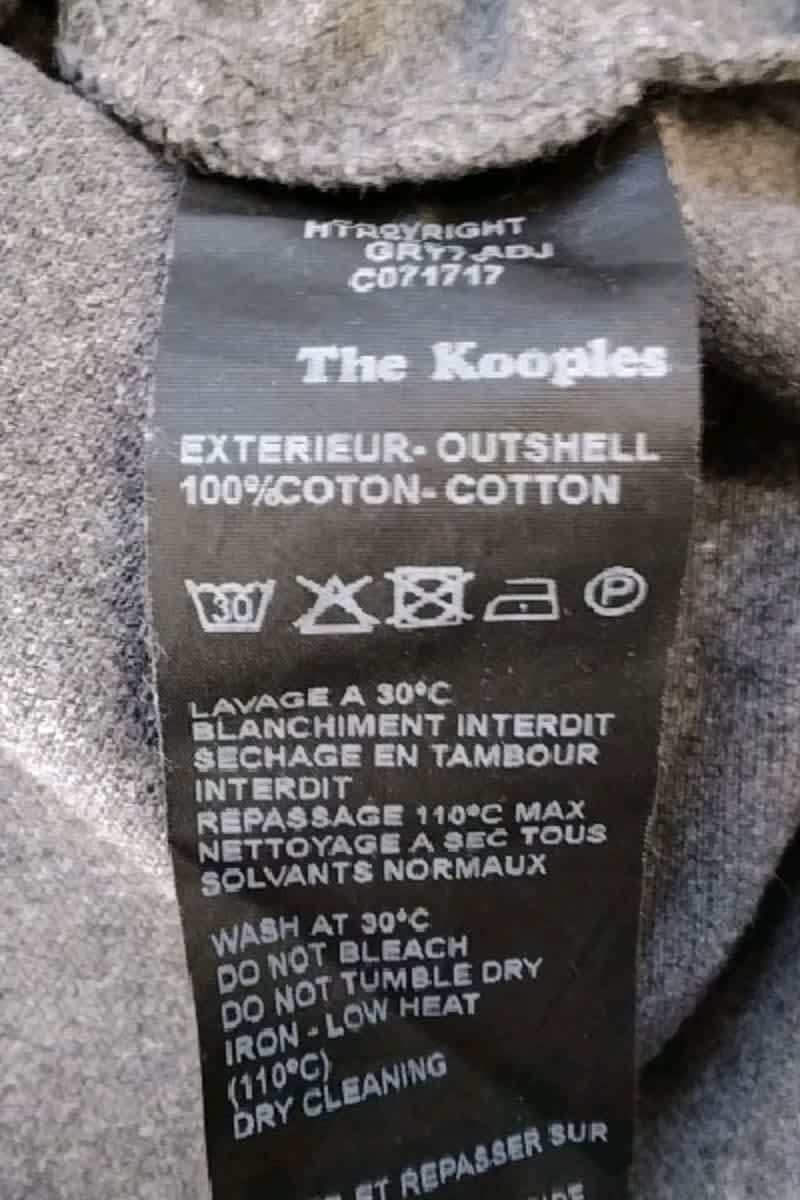 Polo The Kooples Gris en Coton