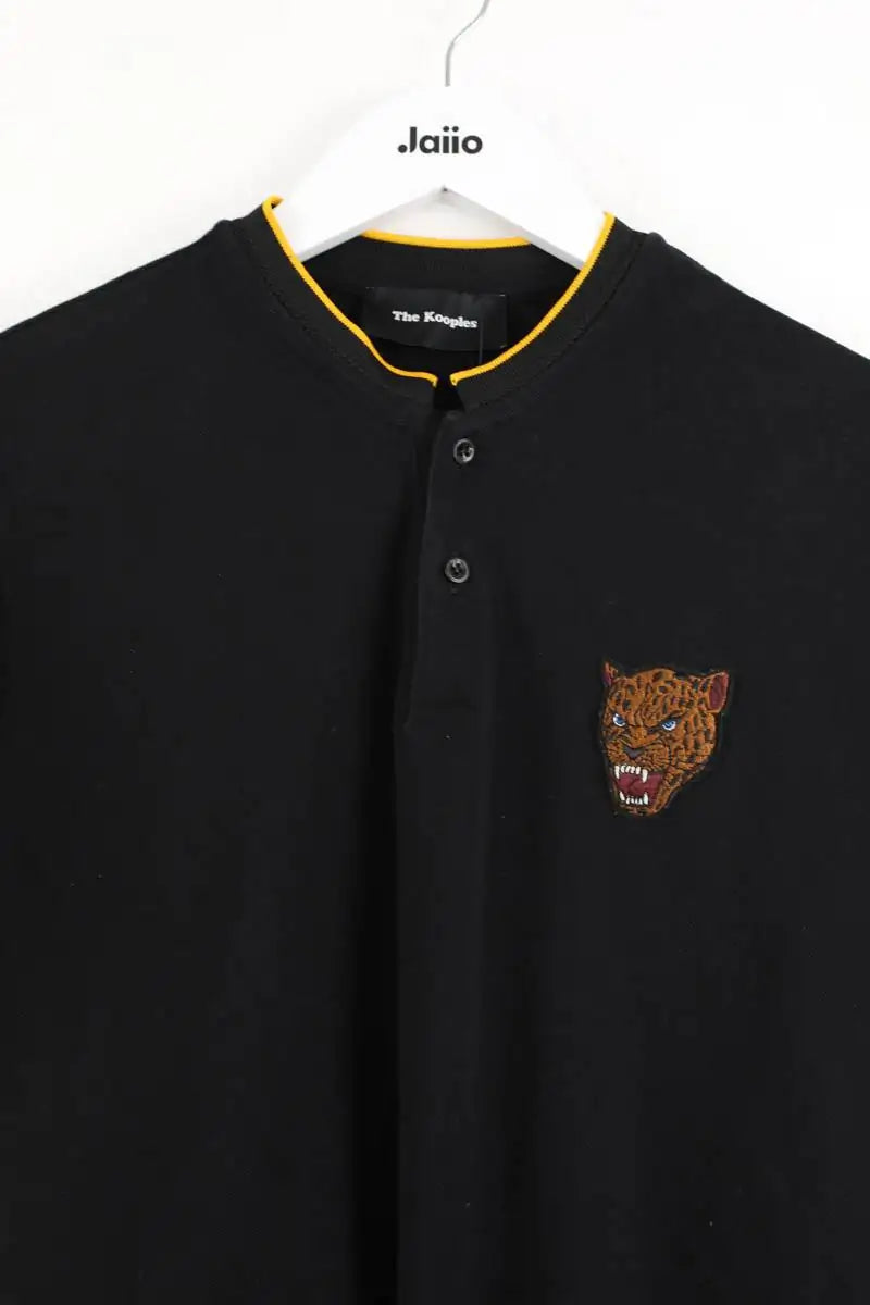 Polo The Kooples Noir en Coton
