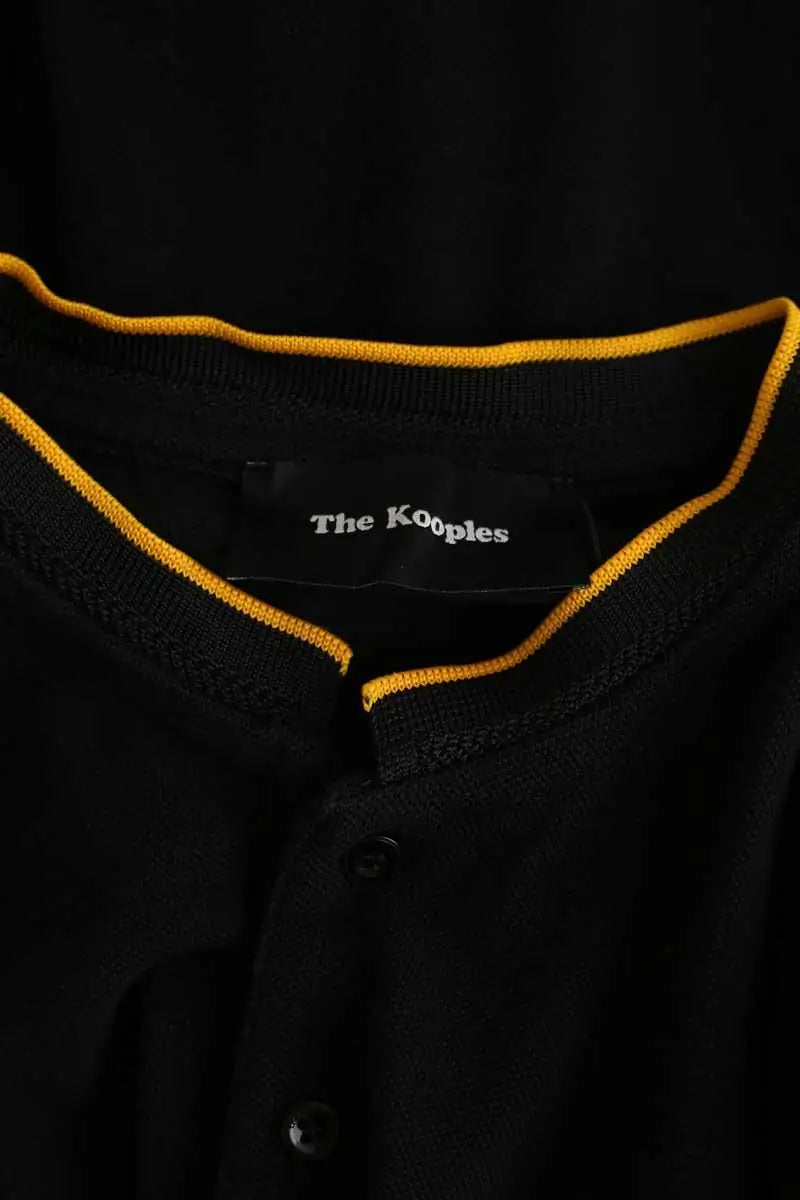 Polo The Kooples Noir en Coton