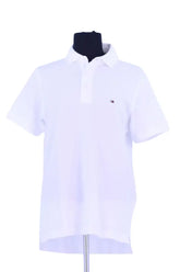 Polo Tommy Hilfiger Blanc en Coton, taille M - Seconde Main