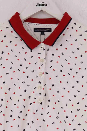Polo Tommy Hilfiger Blanc en Coton