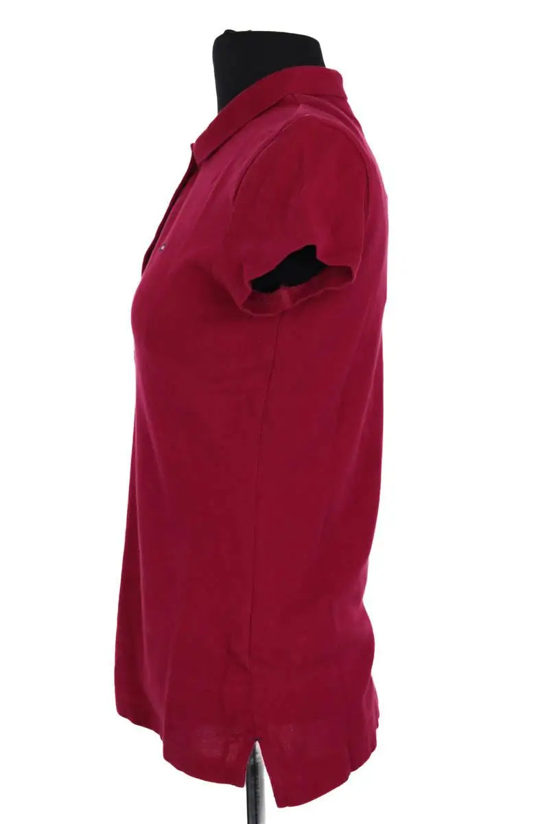 Polo Tommy Hilfiger Bordeaux en Coton