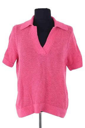 Polo Tommy Hilfiger Rose en Coton, taille M - Seconde Main