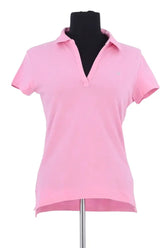 Polo Tommy Hilfiger Rose en Coton, taille M - Seconde Main