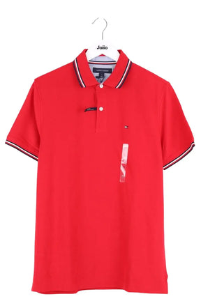 Polo Tommy Hilfiger Rouge en Coton, taille M - Seconde Main